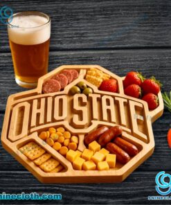 Ohio State Buckeyes NCAA Wooden Charcuterie Board Tzm3FYq