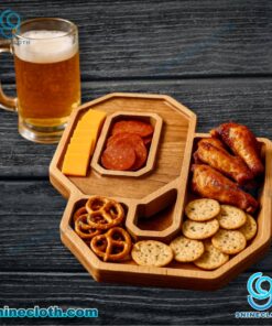 Oklahoma Sooners NCAA Wooden Charcuterie Board pmhrHnS