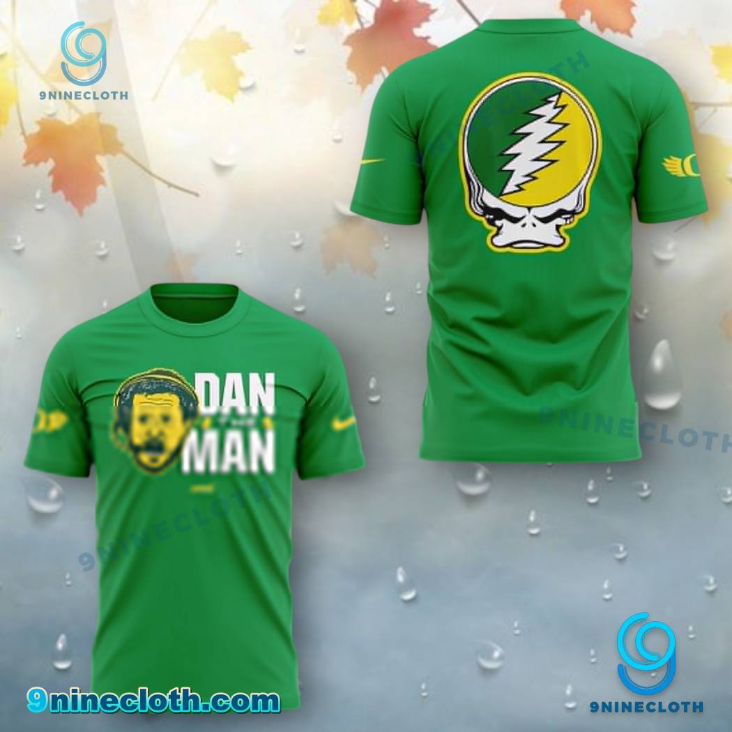 Oregon Duck Dan Lanning X Grateful Dead Dan The Man T-shirt-a AtjQl71
