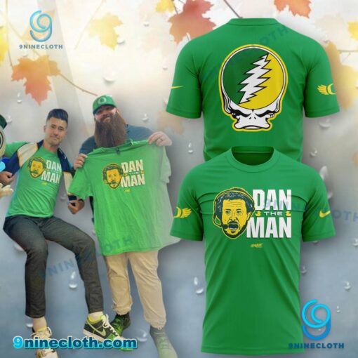 Oregon Duck Dan Lanning X Grateful Dead Dan The Man T-shirt avxiMHP