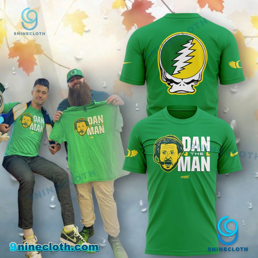 Oregon Duck Dan Lanning X Grateful Dead Dan The Man T-shirt avxiMHP