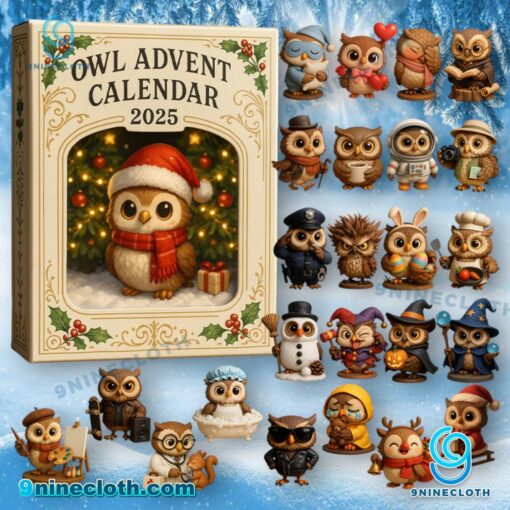 Owl Advent Calendar 2025 QaGzm6Z