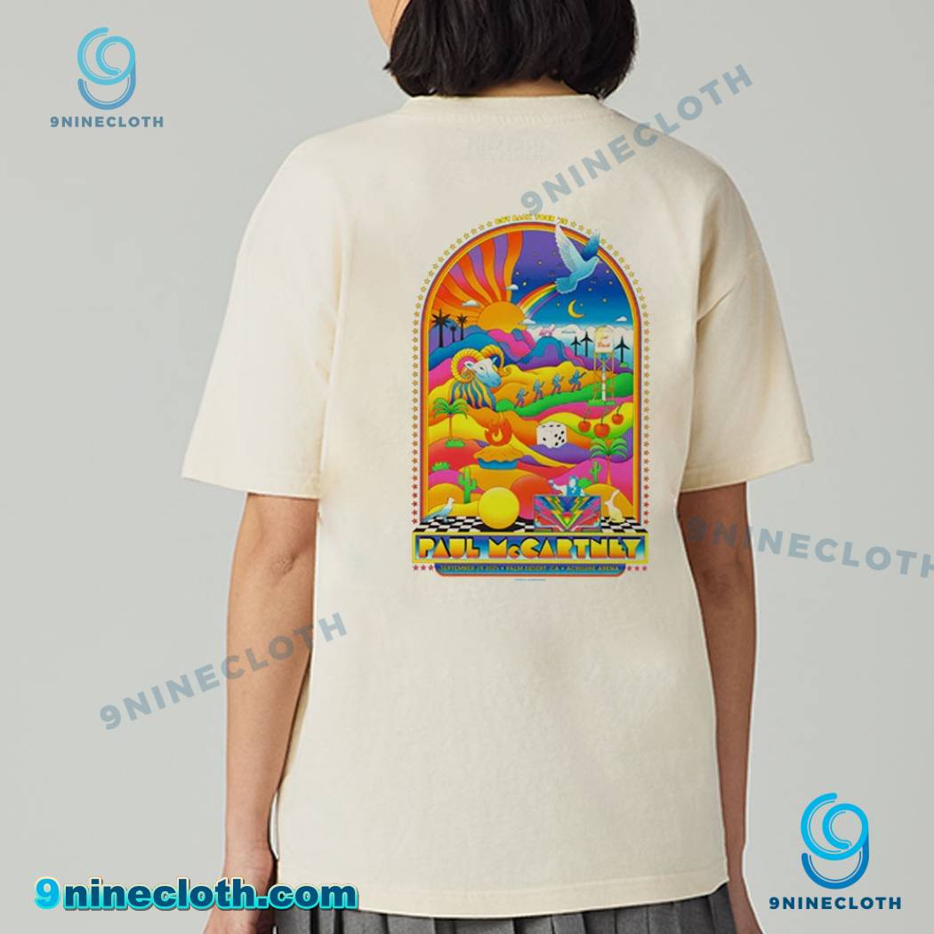 Paul Mccartney Got Back 2025 Palm Desert Event T-shirt-b z3a0RQy