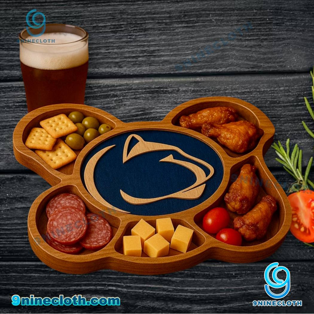 Penn State Nittany Lions NCAA Wooden Charcuterie Board LNXV16I