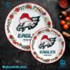 Philadelphia Eagles Christmas Personalized Ceramic Plate-b YgxMr3N