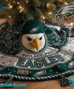Philadelphia Eagles Christmas Tree Skirt v0UQish