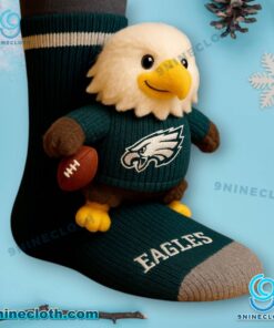 Philadelphia Eagles Crochet Socks fI7xQsg