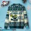 Philadelphia Eagles Grinch Merry Kissmyass Ugly Christmas Sweater UwQchMo