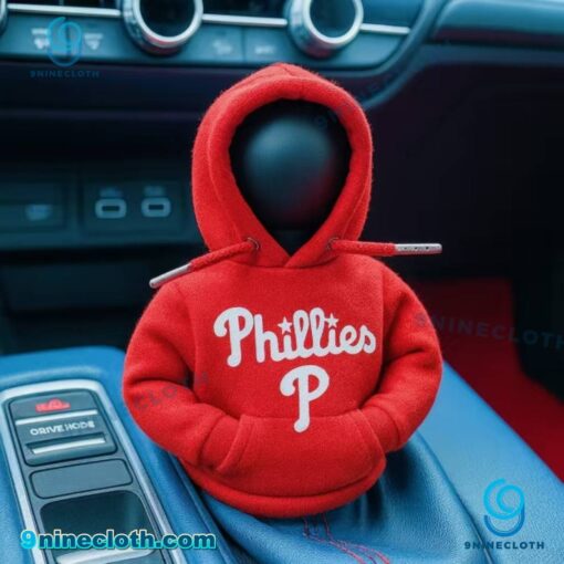 Philadelphia Phillies Car Gear Shift Hoodie ACVBsW1