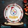 Pittsburgh Steelers Christmas Personalized Ceramic Plate-a ApfzJXc