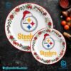 Pittsburgh Steelers Christmas Personalized Ceramic Plate-b Qv0BhNq
