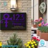 Prince House Address Signs sHlAWN1