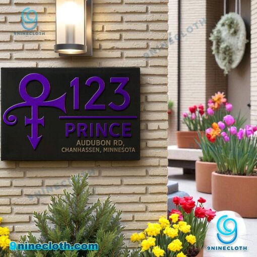 Prince House Address Signs sHlAWN1