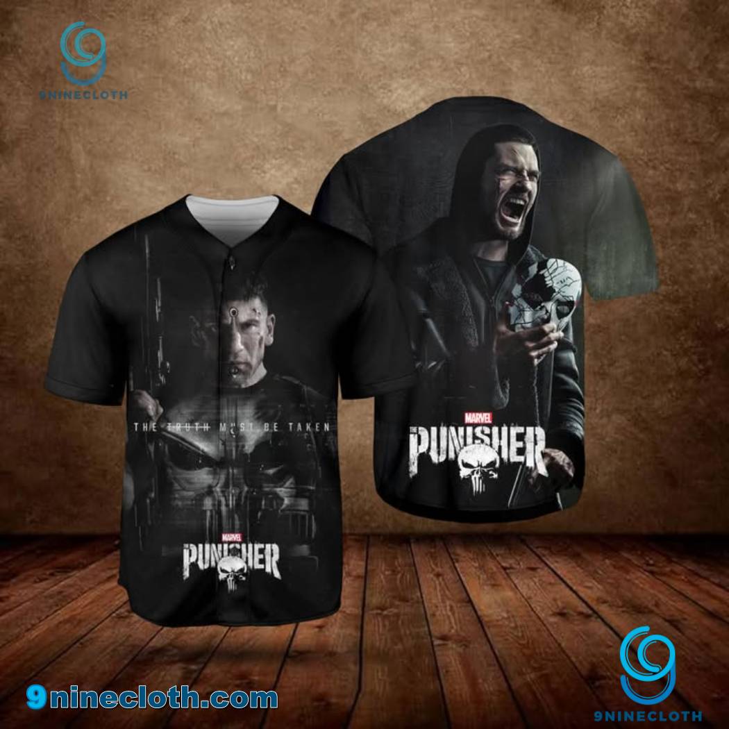 Punisher Baseball Jersey-a Xr13tkl
