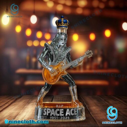 R.i.p Space Ace 1951-2025 Whiskey Bottle GhjkHIO