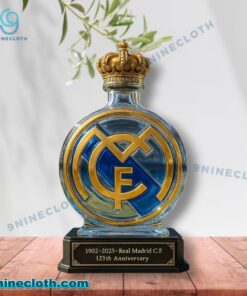 Real Madrid C.F. 123th Anniversary 1902-2025 Whiskey Bottle Q2nPJGe