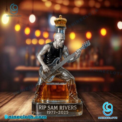 Rip Sam Rivers 1977-2025 Whiskey Bottle CVo2nqu