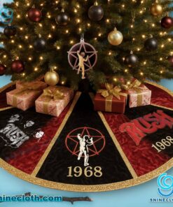 Rush Band Christmas Tree Skirt dGTmeyh