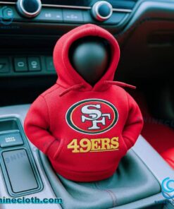 San Francisco 49ers Car Gear Shift Hoodie uYRcoGU