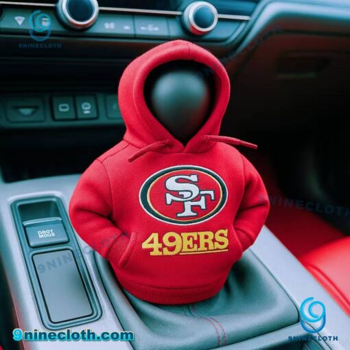 San Francisco 49ers Car Gear Shift Hoodie uYRcoGU