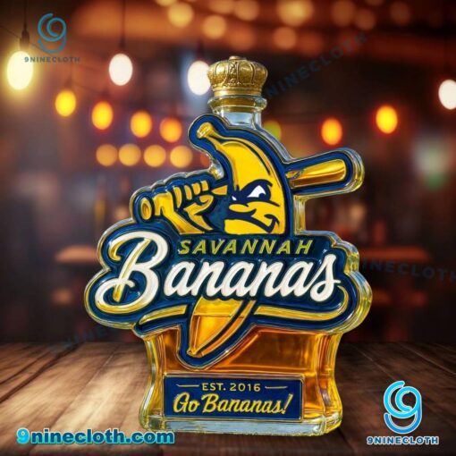 Savannah Bananas Whiskey Bottle mylrCT8