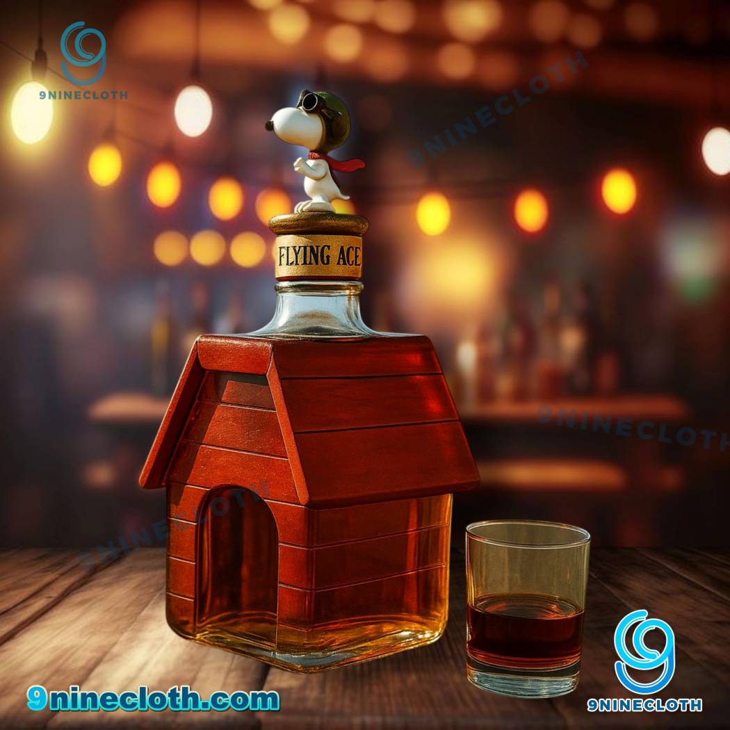 Snoopy Flying Ace Whiskey Bottle zOlk7Eo