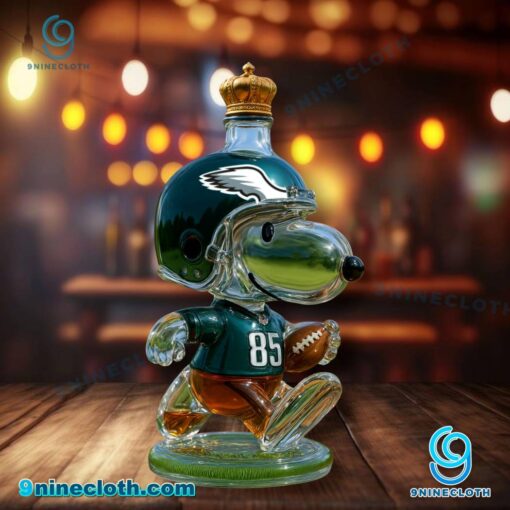 Snoopy Philadelphia Eagles Whiskey Bottle wmQrizL