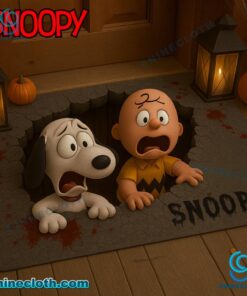 Snoopy Pit Halloween Rug 82PUxG7