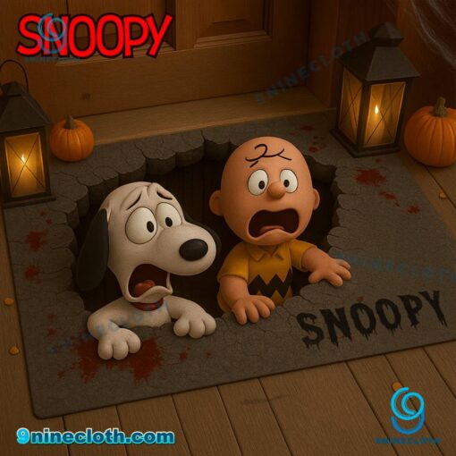 Snoopy Pit Halloween Rug 82PUxG7