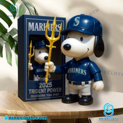 Snoopy Seattle Mariners 2025 Trident Power Acrylic Figure 8kUplJg