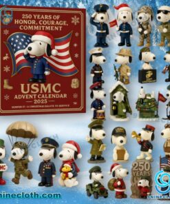 Snoopy USMC 250th Anniversary Advent Calendar sn4Ce3d