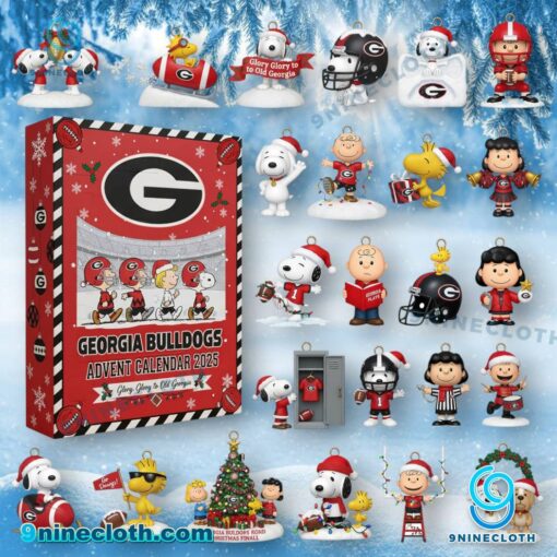 Snoopy X Georgia Bulldogs Advent Calendar 2025 bVjBTLC