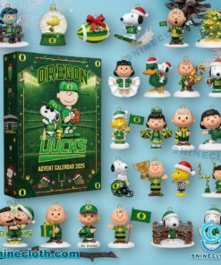 Snoopy X Oregon Ducks Advent Calendar 2025 GVRr20L