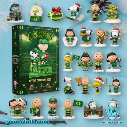 Snoopy X Oregon Ducks Advent Calendar 2025 GVRr20L