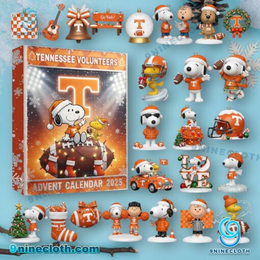 Snoopy X Tennessee Volunteers Advent Calendar 2025 5IQg8SW