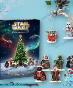 Star Wars Merry Force Be With You Personalized Advent Calendar 2025 FYajOuK