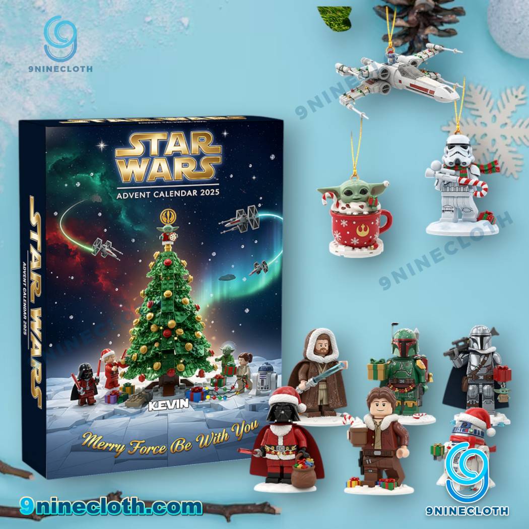 Star Wars Merry Force Be With You Personalized Advent Calendar 2025 FYajOuK