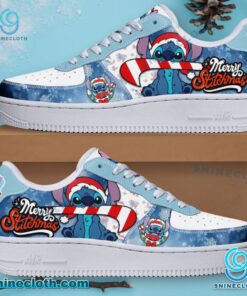 Stitch Merry Stitchmas Air Force Shoes heDSF47