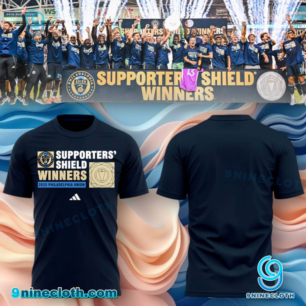 Supporters Shield Winners 2025 Philadelphia Union T-shirt eK1rBzQ