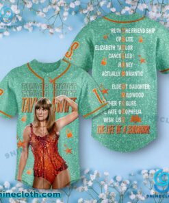 Taylor Swift The Life Of A Showgirl Baseball Jersey PurS7MJ