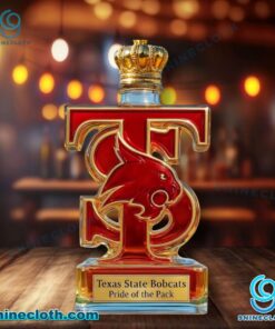 Texas State Bobcats Pride Of The Pack Whiskey Bottle BWptbn2