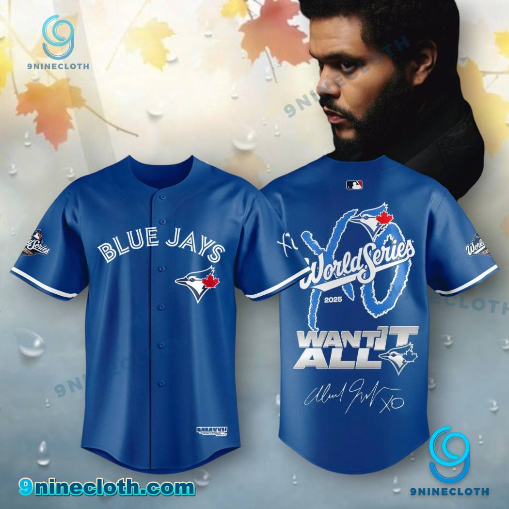 The Weeknd X Toronto Blue Jays World Series 2025 Baseball Jersey M0Y7G1e