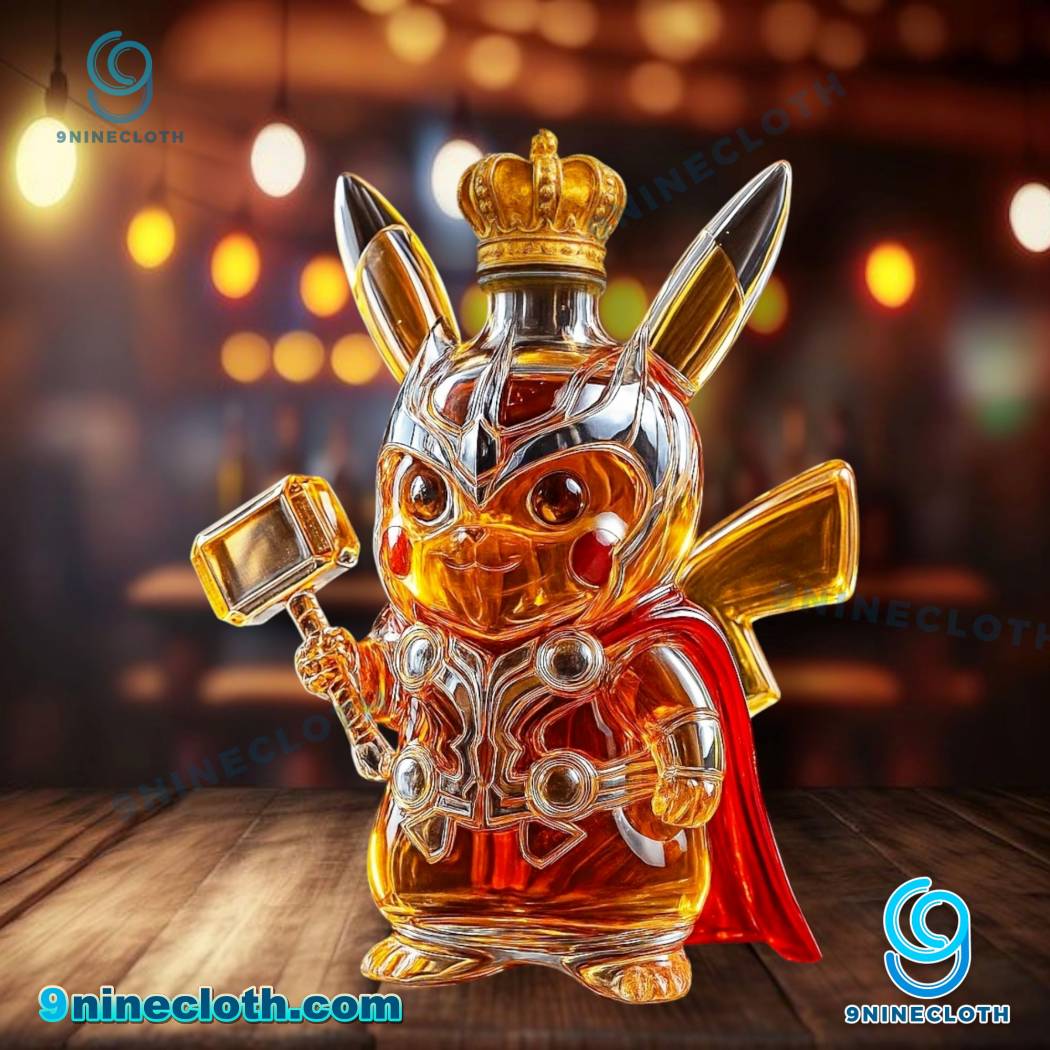 Thor Pikachu Whiskey Bottle QJVMnP0