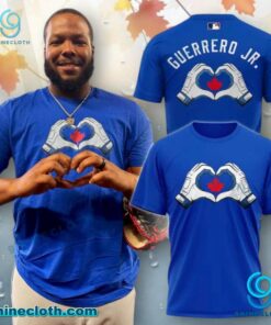 Toronto Blue Jays Canada Heart Hands T-shirt WTw0NE9