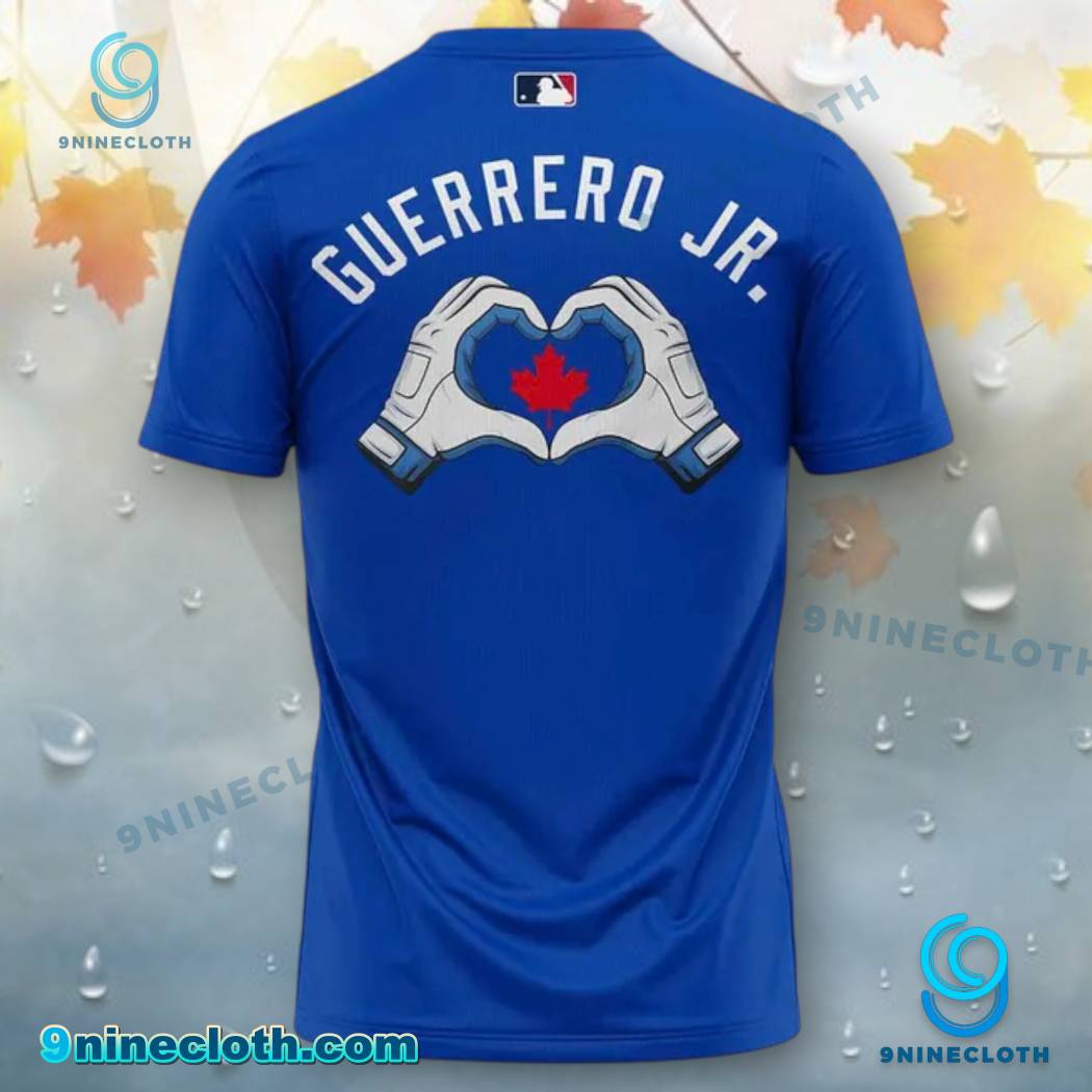 Toronto Blue Jays Canada Heart Hands T-shirt-b DA5bdLz