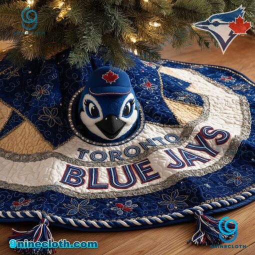 Toronto Blue Jays Christmas Tree Skirt 4I7gFGi