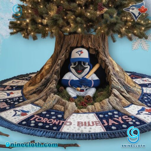 Toronto Blue Jays Mascot Christmas Tree Skirt b5zGfFj
