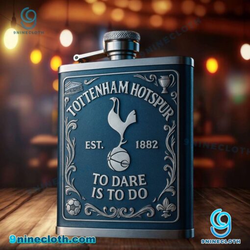 Tottenham Hotspur Football Club Hip Flask Stainless Steel Whiskey Bottle yvWrPUG