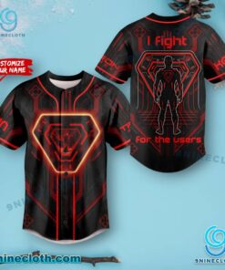 Tron Ares I Fight For The Users Personalized Baseball Jersey ywU6gLm