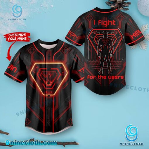 Tron Ares I Fight For The Users Personalized Baseball Jersey ywU6gLm